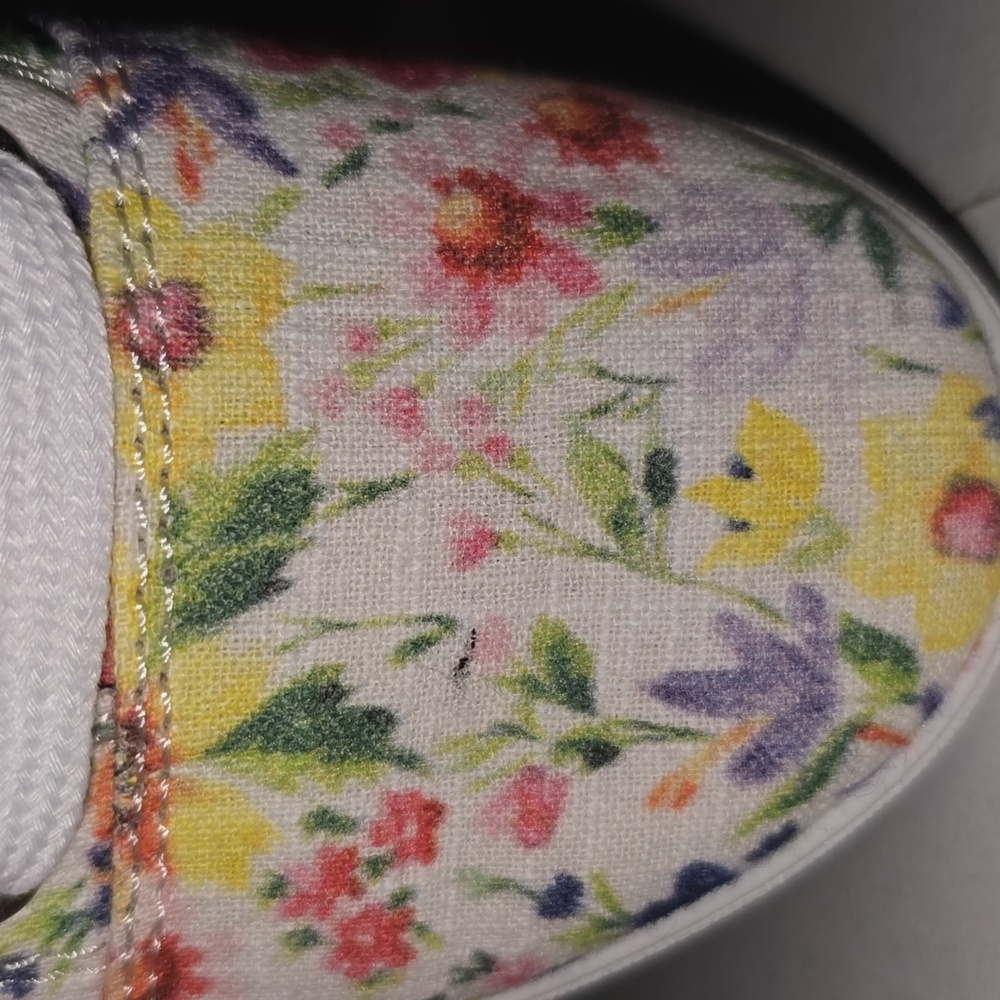 Roxy Libbie Slide On Canvas Floral Print Memory Foam Womens Size 6 NWT - Picture 11 of 11